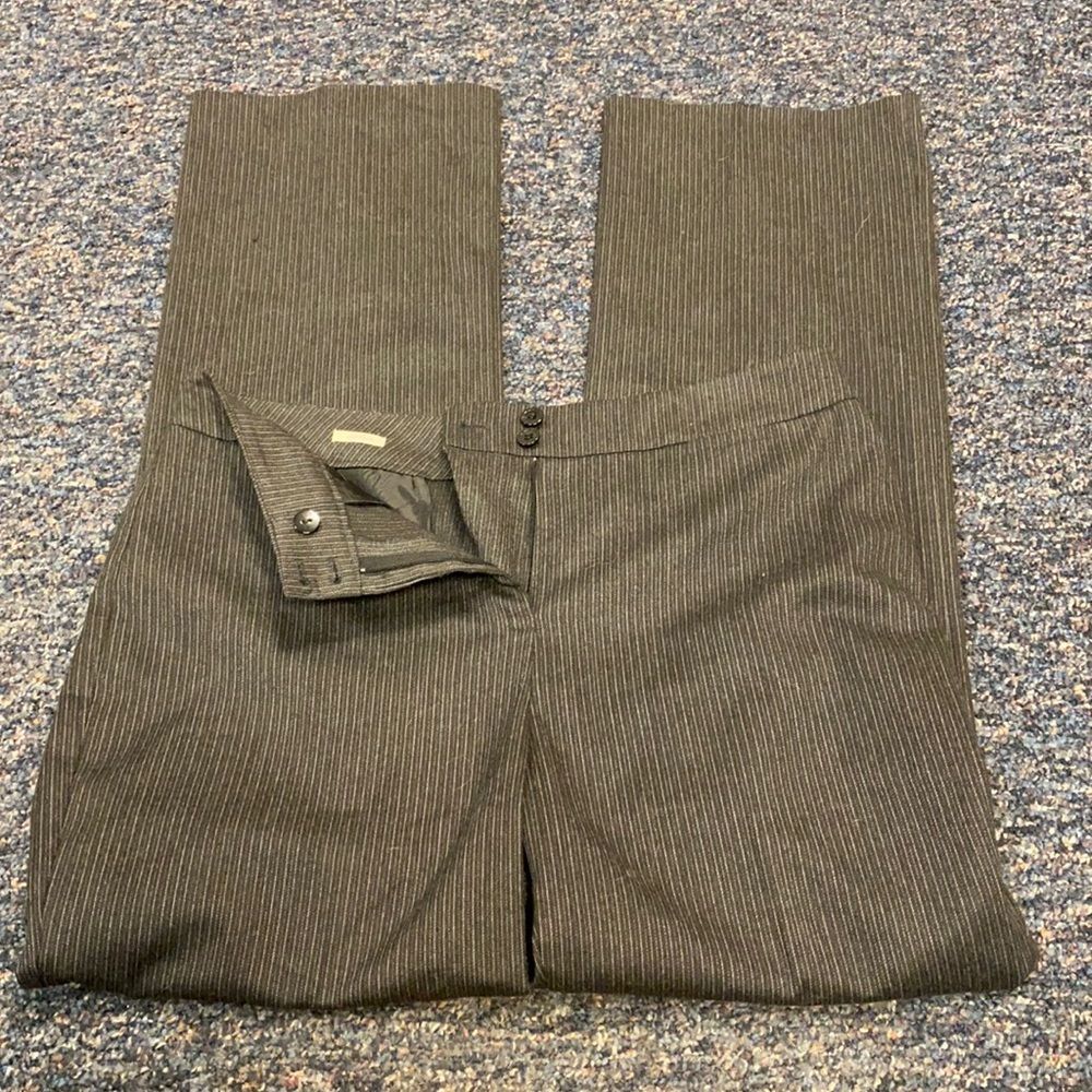 Talbots Charcoal Stripped Pants sz. 10